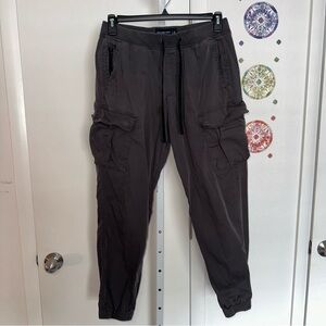 Abercrombie & Fitch Gray Cargo Jogger Pants - Size M